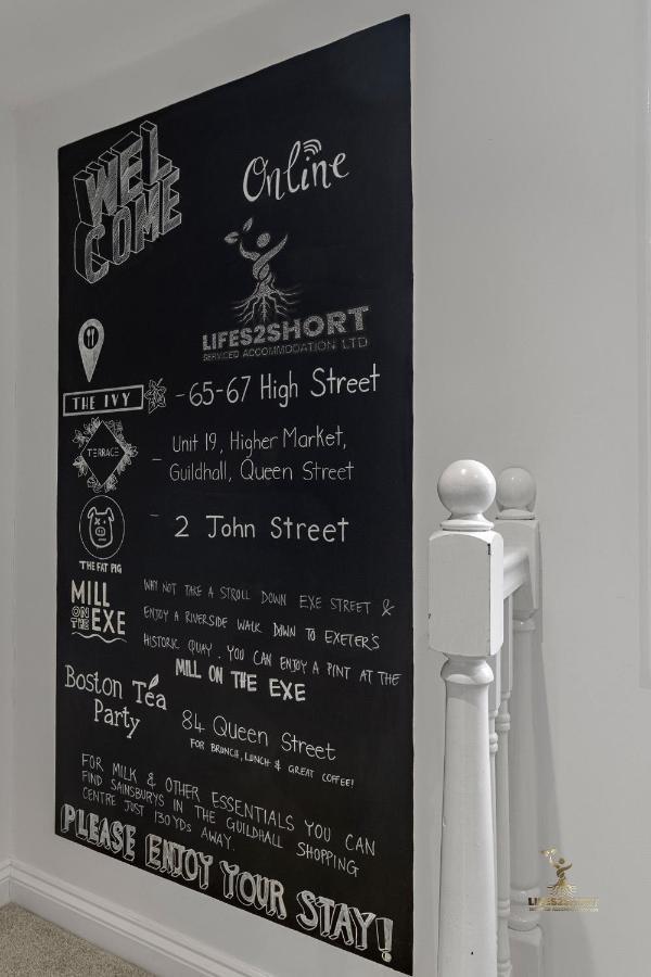 Luxe Courtyard Apartment For 4 Near Exeter City Centre Eksteriør bilde